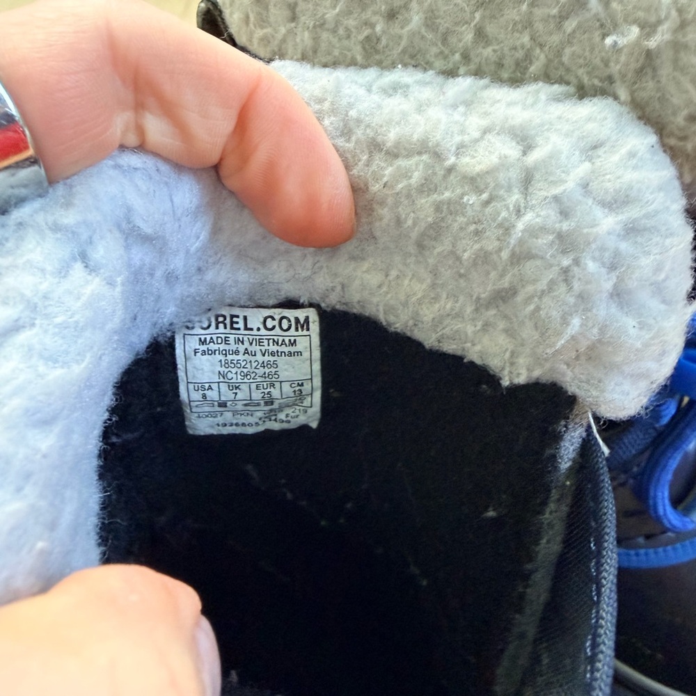 Sorel Snow Commander Toddler Boots Size 8 Waterproof Winter Snow Boots - Picture 3 of 5